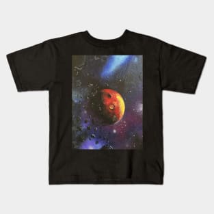 Contrasting Colours of Space Kids T-Shirt